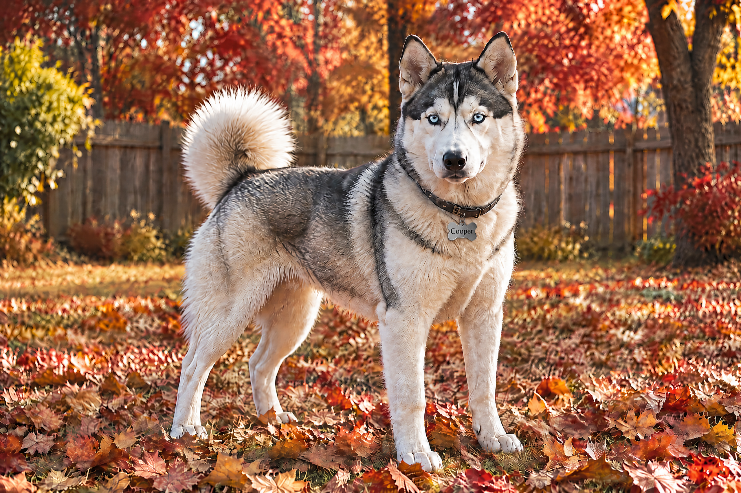 Artistic portrait of Cooper