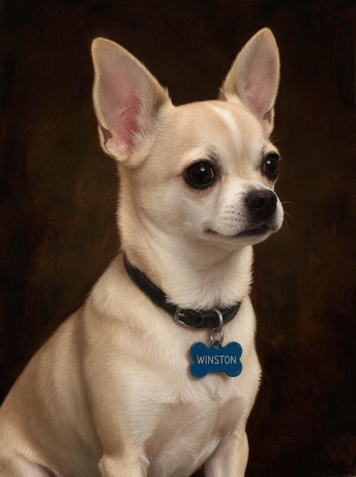Memorial portrait of Winston